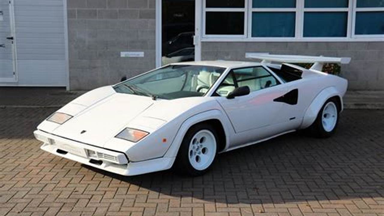 Own Your Dream: Lamborghini Countach for Sale - Find Your Perfect Match