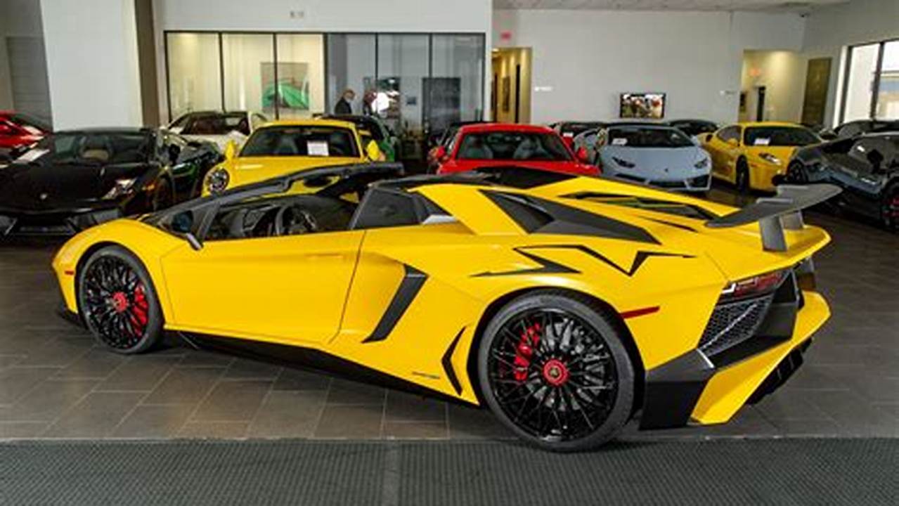 The Ultimate Driving Machine: Lamborghini Aventador for Sale