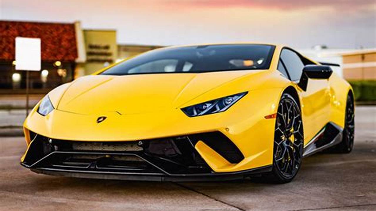 Unveil the Epitome of Speed: Lamborghini Cars Unveiled