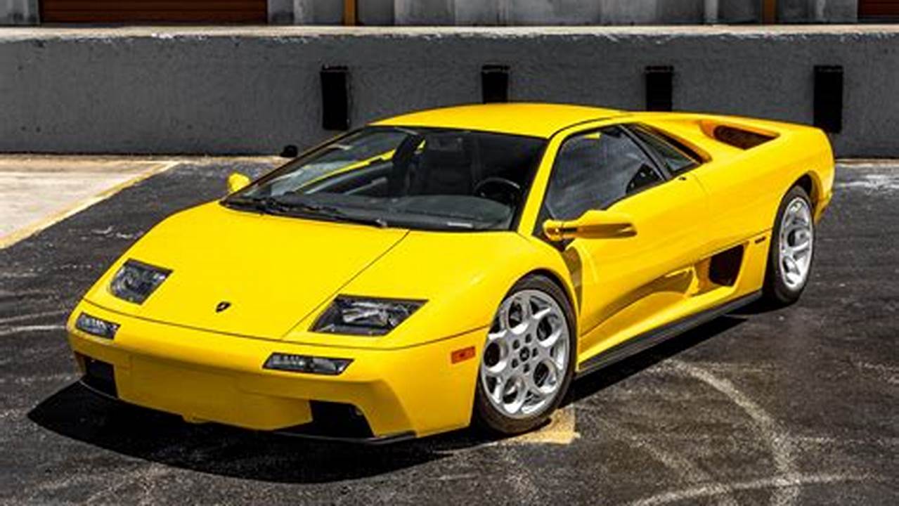 Find Your Dream Lamborghini Diablo: The Ultimate Sports Car for Sale