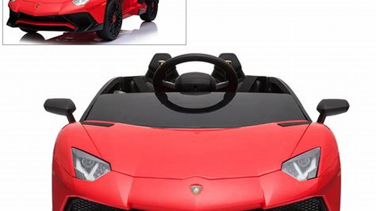 The Ultimate Guide to Lamborghini Ride-On Cars for Aspiring Young Drivers